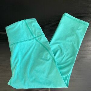 DSG Work Out Capri Leggings in Teal, Small